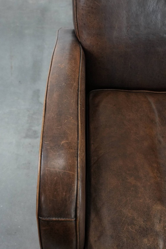 Image 1 of Elegante set di due poltrone in pelle di pecora