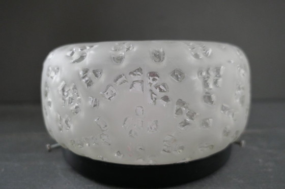 Vintage Peill & Putzler glass Ceiling light Germany – Metal (photo 5 of 14)