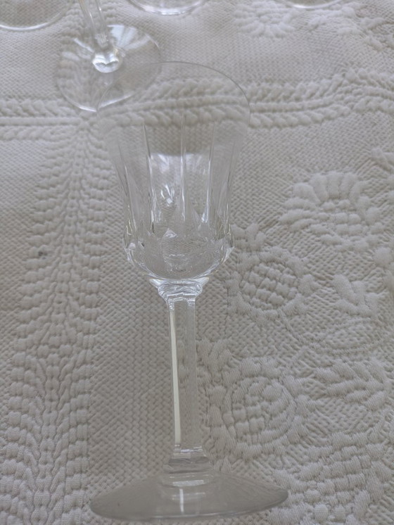 Grand service de verrerie en cristal Val Saint Lambert vintage de 19 pièces – Verres et carafes, Crystal (photo 3 of 9)