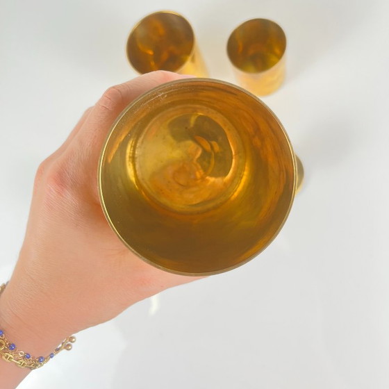Set di 3 scatole vintage in ottone dorato, anni '60-'70 – Oggetti decorativi, Brass (photo 7 of 13)