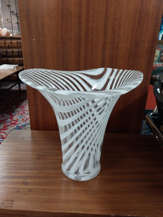 Image 1 of 1 x vase en forme de tourbillon de Peill et Putzler 1980