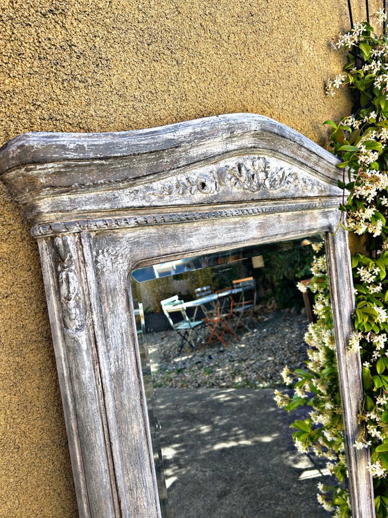 Image 1 of Napoleon III trumeau spiegel – Toscaanse patina