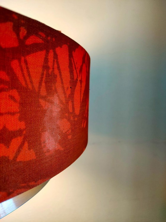 Image 1 of Lampada a sospensione ad anello Dijkstra vintage anni '60/'70, in condizioni da mercatino dell'usato.