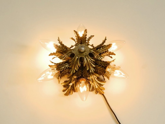 Image 1 of Magnifiques lampes de plafond ou appliques italiennes des années 1960, de la marque Banci Firenze, Italie.