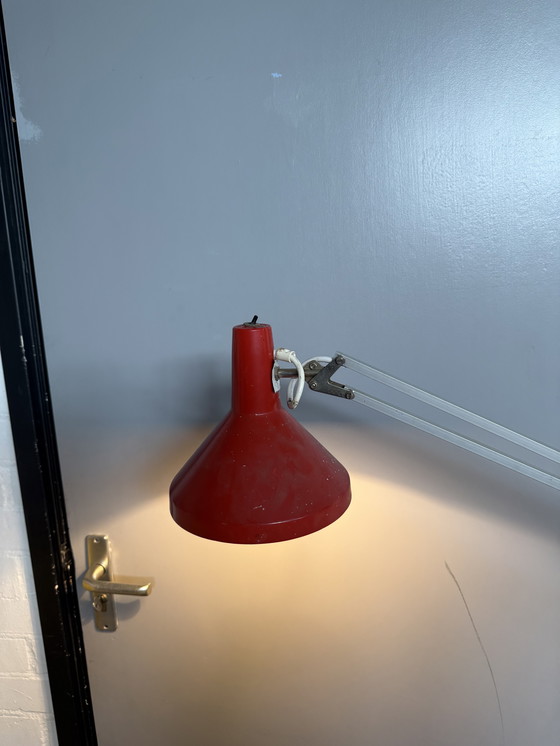 Image 1 of Vintage architectenlamp ruim 2 meter hoog 