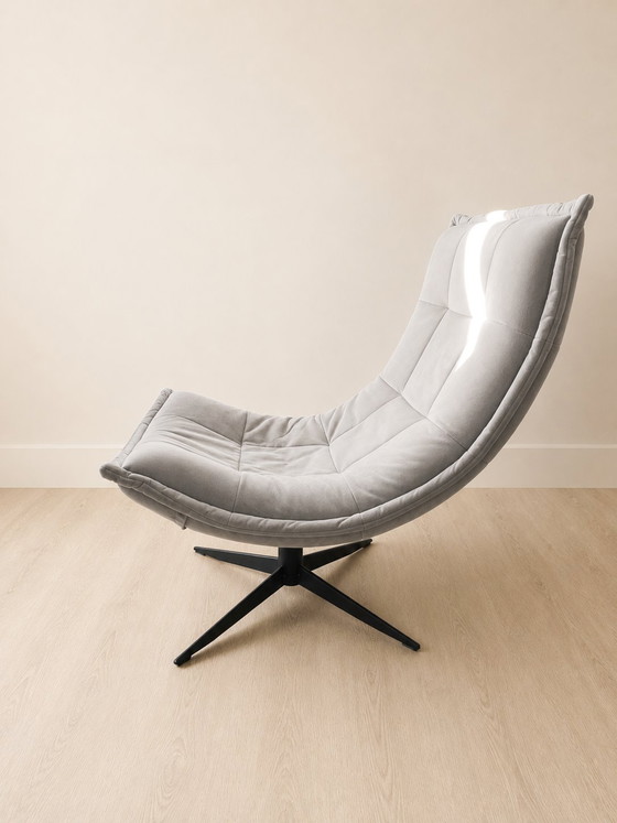 Image 1 of Draaifauteuil | grijs velours