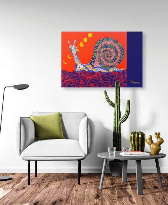 Snail - Yayoi Kusama - 1989 Poster 100 X 70 Cm Fine Art – Affiches, Paper (photo 5 of 6)