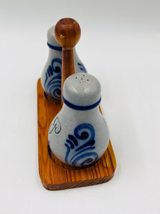 Image 1 of Set de poivre et sel en grès d"Alsace