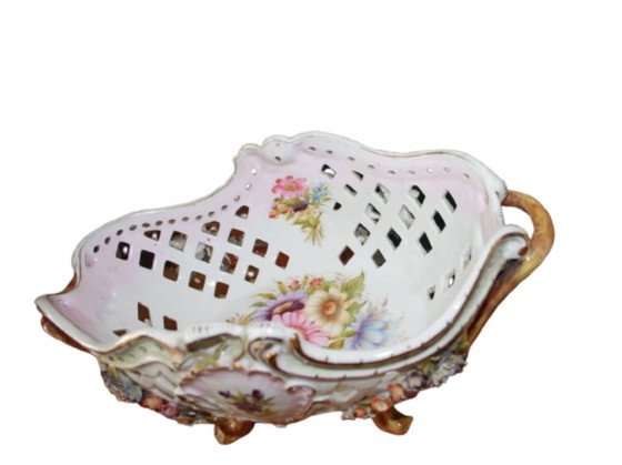 Image 1 of Bol/cesta de porcelana de Dresde