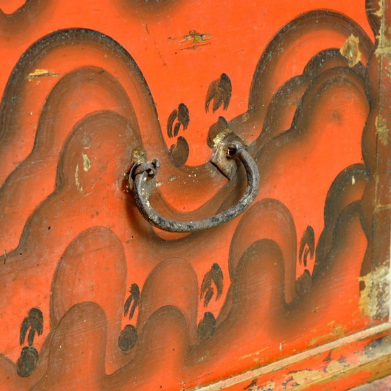 Image 1 of Folk Art Wedding Chest, Circa 1850