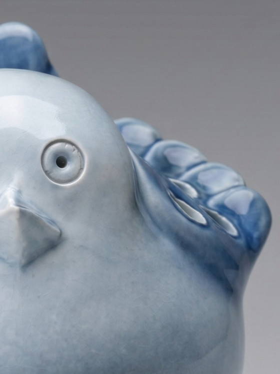 Image 1 of Uccellino decorativo in porcellana Virebent – ​​Ceramica francese vintage