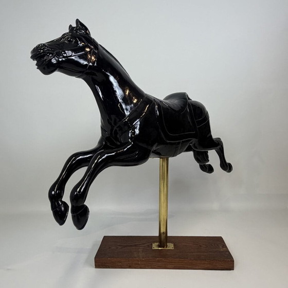 Cheval de carrousel – Sculptures, Bois, Laiton (photo 4 of 18)
