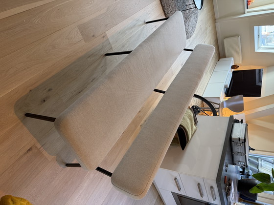 Studio Henk Coode Panca da pranzo Orion Cream 02 200cm – Panche, Metal, Textile (photo 2 of 9)