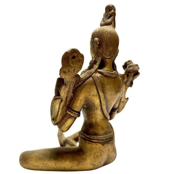 Estatua de Tara Verde Bronce – Sur de la India – Lote 473 – Esculturas, Bronze (photo 6 of 10)