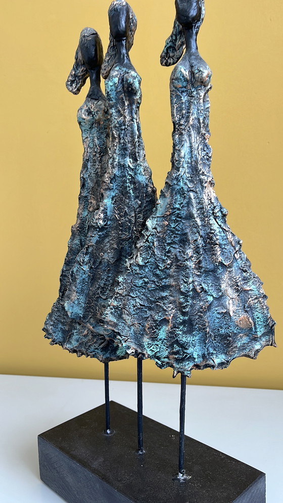 Image 1 of Skulptur 3 Frauen - Drei Grazien