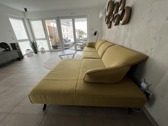Image 1 of Canapé design Himolla Signa 1052 | Q2 Fashion Gold | Motorisé | Superlastic medium