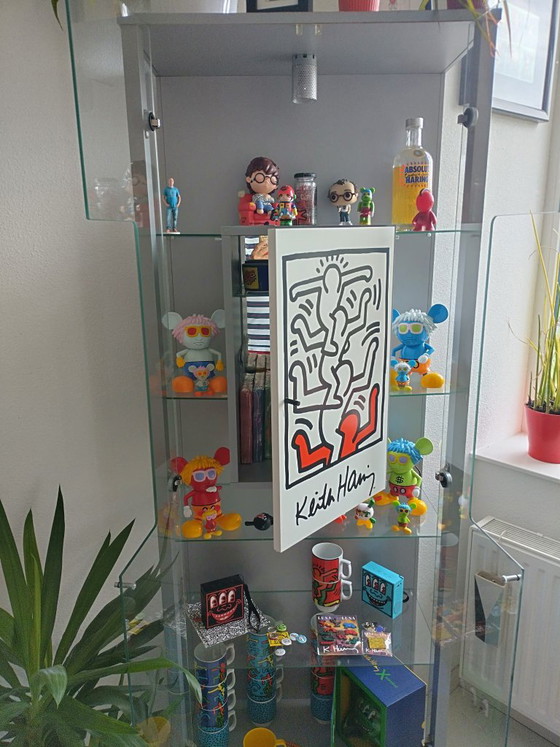 Vetrina Keith Haring, Vetrine, Legno, Vetro, Bianco, Pop Art (foto 3 di 8)