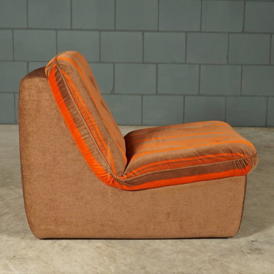 Image 1 of Midcentury modulaire zithoek/zitgroep – velours – jaren 70