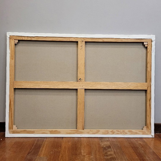 Image 1 of Acryl op doek “Faubourg Saint-Honoré, Parijs” Kerdalo, hedendaags, jaren 2000 - Frankrijk