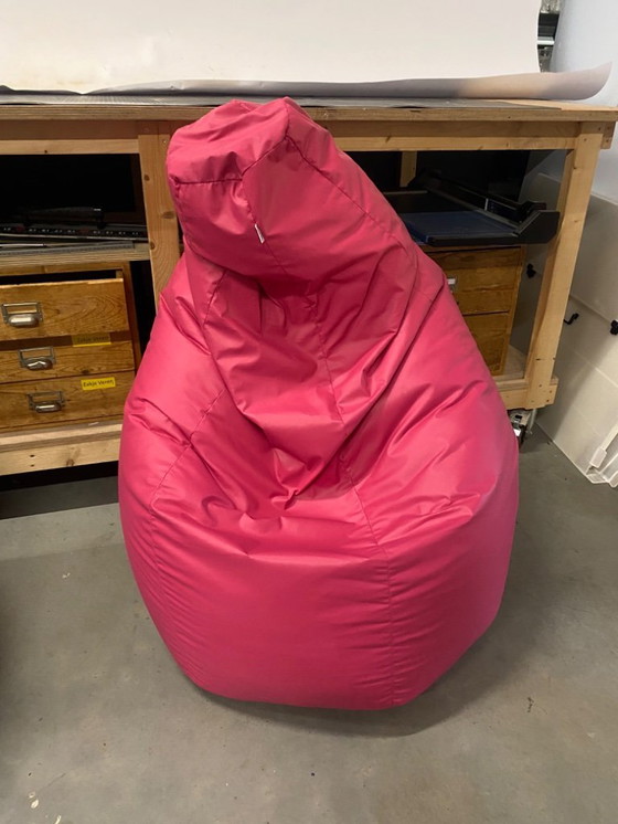 Image 1 of 2x zanotta zitzak Sacco 280  blauw en roze 