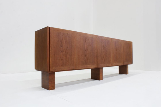 Image 1 of Vintage Mid Century large minimalist sideboard 1960s