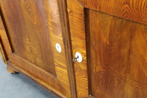 Image 1 of Mobile antico con zona scrittura, finitura noce, anni '30, Cecoslovacchia