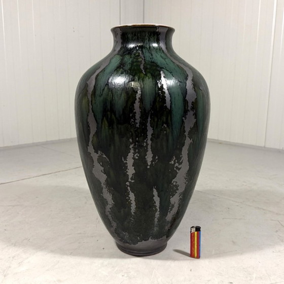 Large Special Floor Vase From West Germany 1960's – Ceramic (photo 2 of 13)