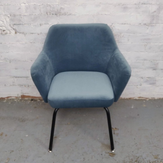 Image 1 of Velvet Armchair, 1960s