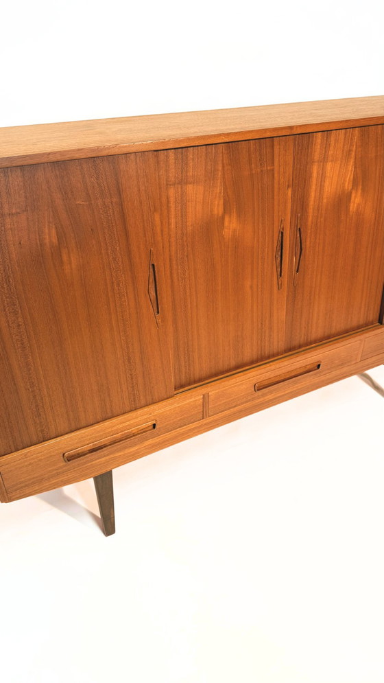 Image 1 of Restored vintage mid-century Danish highboard