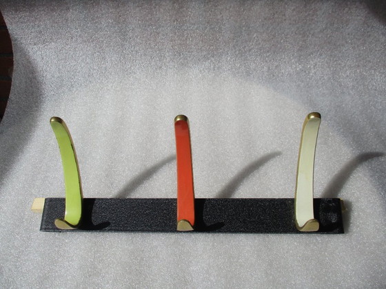 Image 1 of Vera lux, Vintage coat rack, Mid-Century Modern design, 1950s/60s.