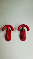 2 Con&Con Kunstof Vintage Design Kapstok