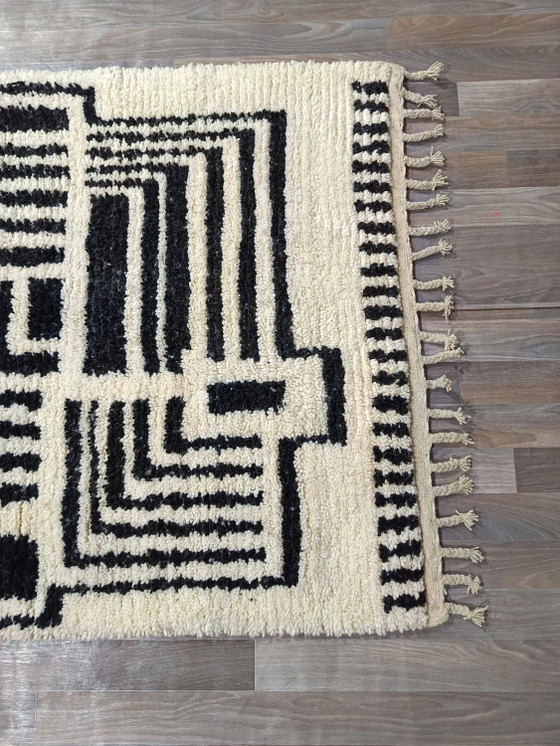 Handgefertigter Wollteppich Marokko 3 x 2 m – Teppiche & Läufer, Wool (photo 6 of 13)