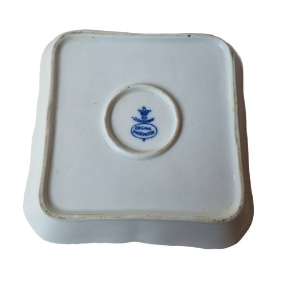 Image 1 of Vintage porseleinen "Zwiebelmuster" schaal