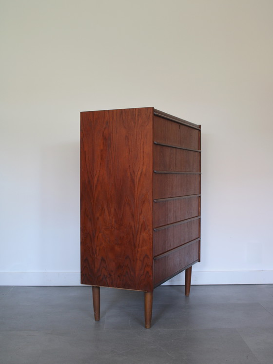 Vintage Deense ladekast in teak – Ladekasten, Wood (photo 4 of 8)
