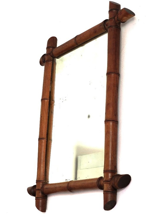 Antique Bamboo Mirror (photo 6 of 11)