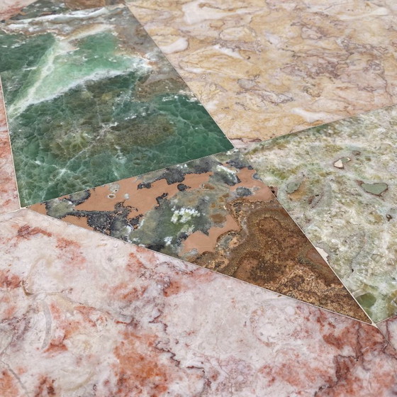 Image 1 of Vintage Marble Dining Table Italian Design