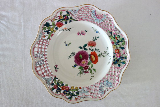 Image 1 of Rares Assiettes Décoratives Murales Porcelaine Herend, Hongrie Vers 1870