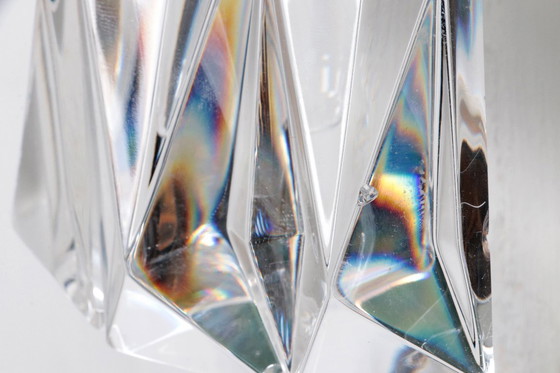 Image 1 of Zeldzame Kinkeldey Duitse kristallen wandlamp uit de jaren 60, 1960