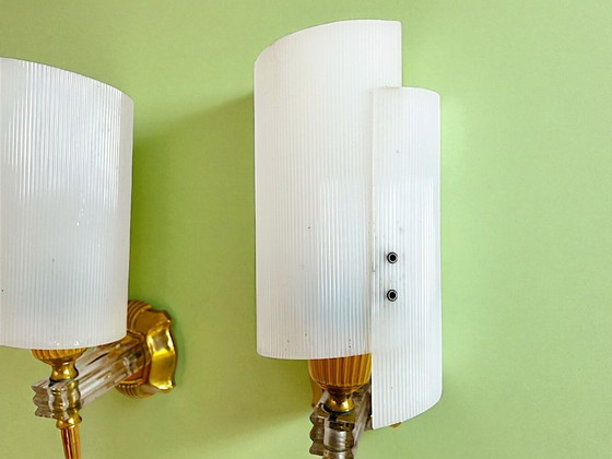 Image 1 of Coppia di applique da parete in stile Mid Century Modern