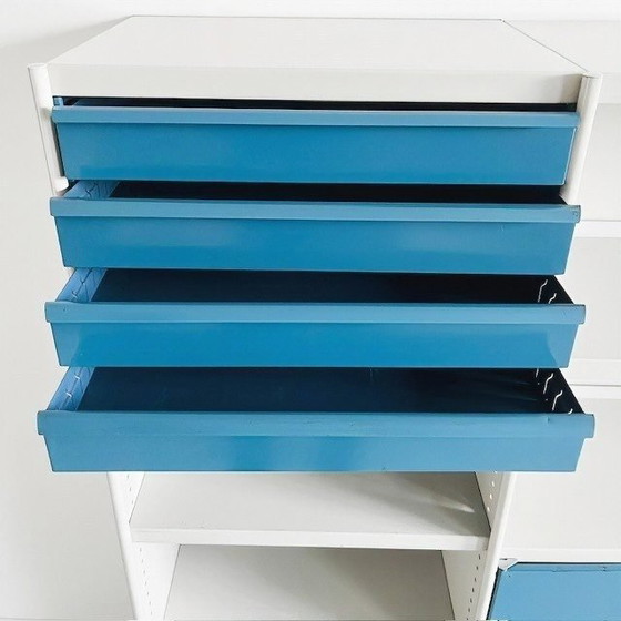 Image 1 of Bibliothèque industrielle vintage Stabilux Friso Kramer Ahrend de Cirkel 1950