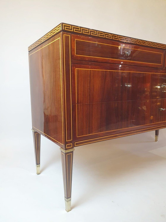 Image 1 of Art Deco Chest of Drawers in Mahogany, Paolo Buffa, Italy, 1950s