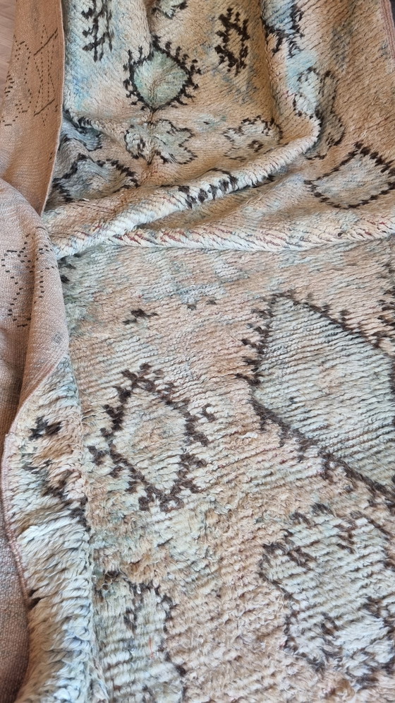 Image 1 of Beige Vintage Berber carpet, Moroccan rug 154x270 cm