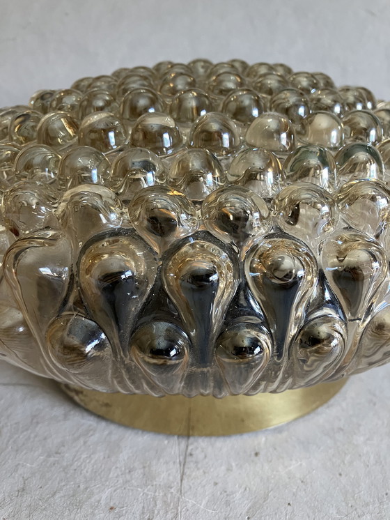 Image 1 of Plafonnier ou lampe à bulles en verre vintage 1960s