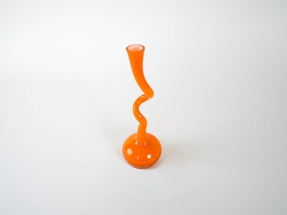 Image 1 of Orange vase, Danish design, 1990s, made in Denmark