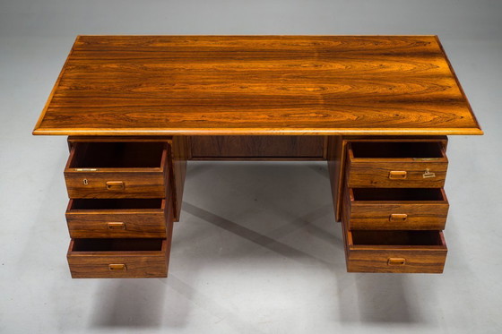 Image 1 of Mid Century Freistehender Schreibtisch, 1960er Jahre