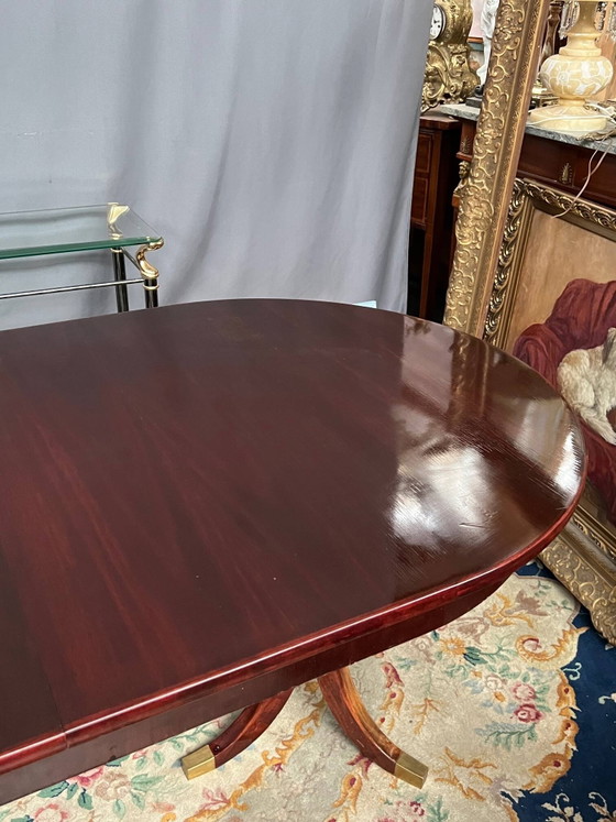 Empire style dining table with two sliding elements. – Bronze, Wood (photo 6 of 8)