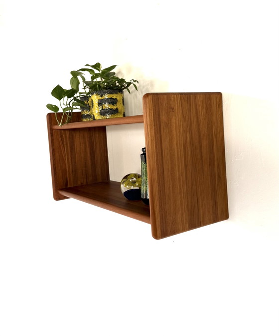 Scaffali a muro vintage in teak, Danimarca anni '70 – Legno, Metallo (photo 7 of 9)
