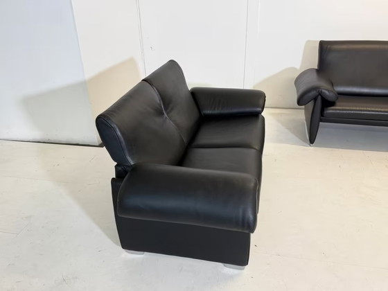 Image 1 of 2x De Sede DS 10 leren bank groepsbank Desede