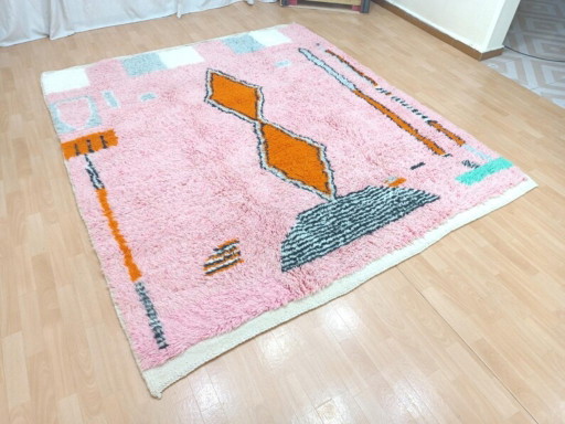 Autentico tappeto berbero marocchino tessuto a mano, 200 cm x 300 cm – vloerkleden en tapijten, Cotton (photo 2 of 9)
