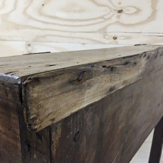 Image 1 of Atril / escritorio antiguo de madera de roble (siglo XIX) / escritorio de oficinista